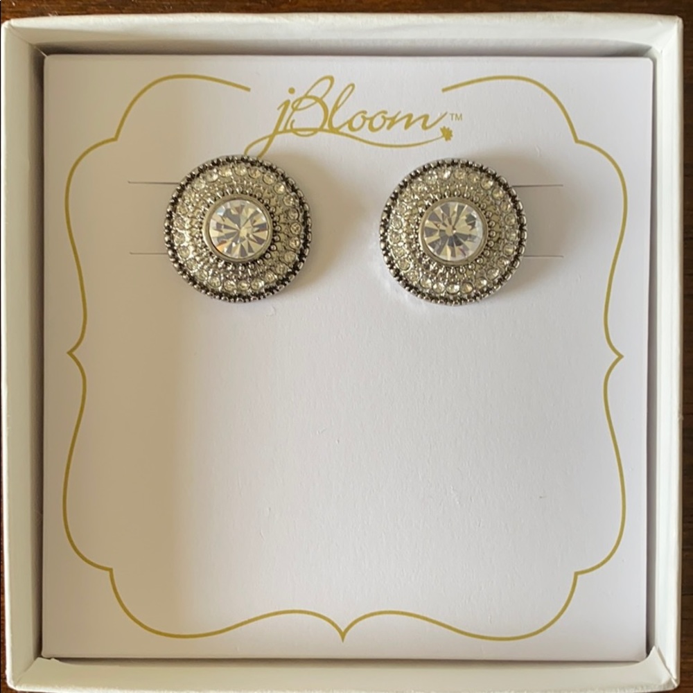 NEW jBloom silver studs